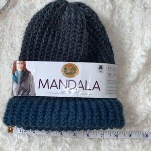 Handcrafted Stretchy Hat Made with 2 Skeins of Yarn at once Thick & Cozy & warm